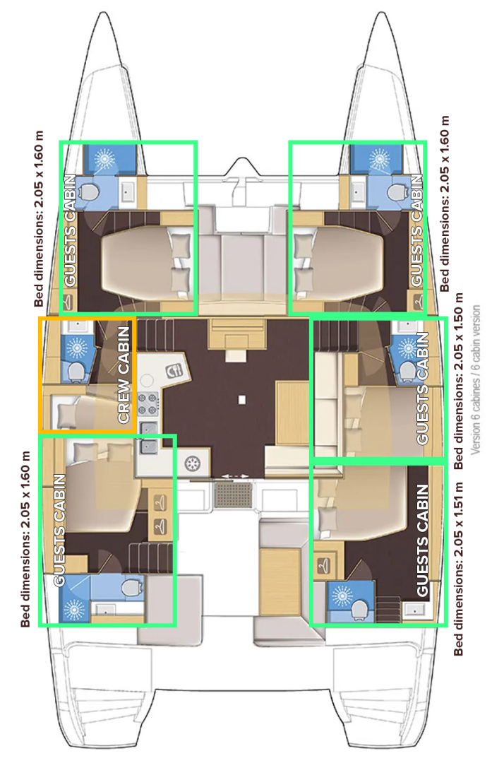 Catamaran to hire Kaštela at the best price