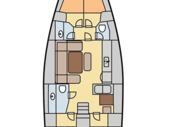 Dufour Dufour 450 Grand Large charter bareboat or skippered in  Fethiye