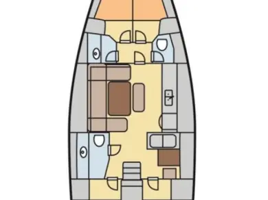 Dufour Dufour 450 Grand Large charter bareboat or skippered in  Fethiye