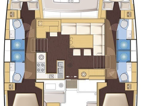 Charter a Lagoon Lagoon 450 F in Benitses on Samboat