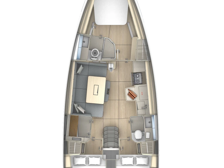 Dufour Dufour 41 charter bareboat or skippered in  Marseille