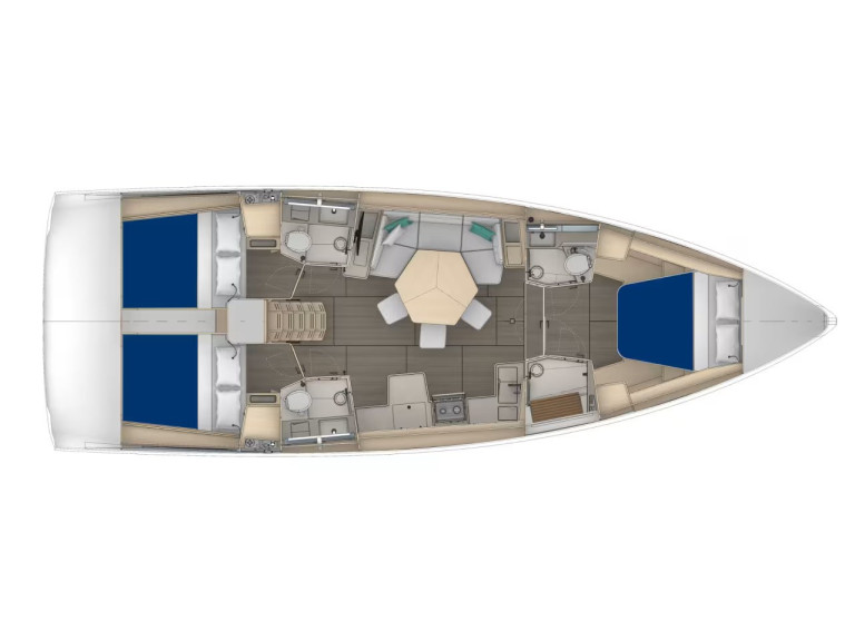 Dufour Dufour 44 charter bareboat or skippered in  Rodney Bay