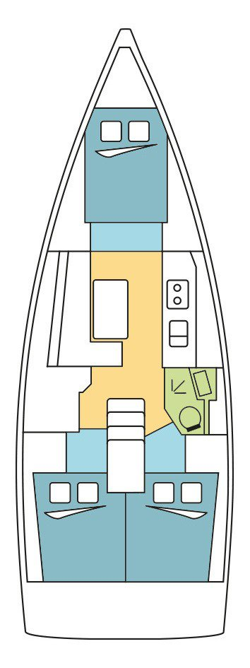 Yacht hire La Rochelle cheap Oceanis 38.1