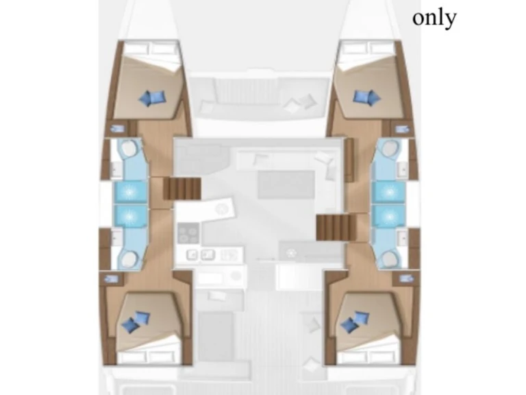 Charter a Lagoon Lagoon 46 in Furnari on Samboat
