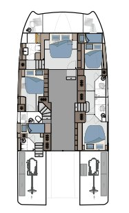 Yacht hire Split cheap Aquila 54
