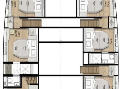 Hire Catamaran with or without skipper Sunreef Ko Kaeo (Koh Kaeo)