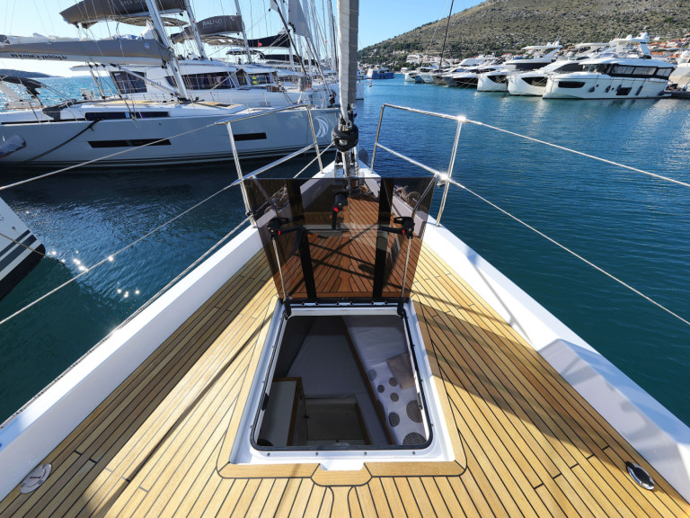 Hanse Hanse 588 charter bareboat or skippered in  Seget Donji