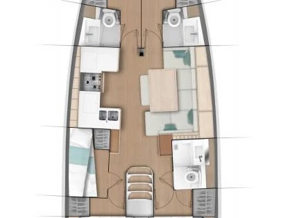 Hire Sailboat with or without skipper Jeanneau Trogir