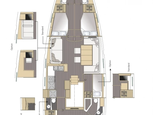 Sailboat hire in Pula - Jeanneau Jeanneau 64