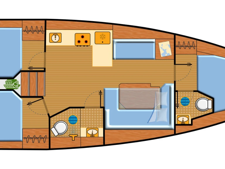 Bavaria Bavaria C38 charter bareboat or skippered in  Pula