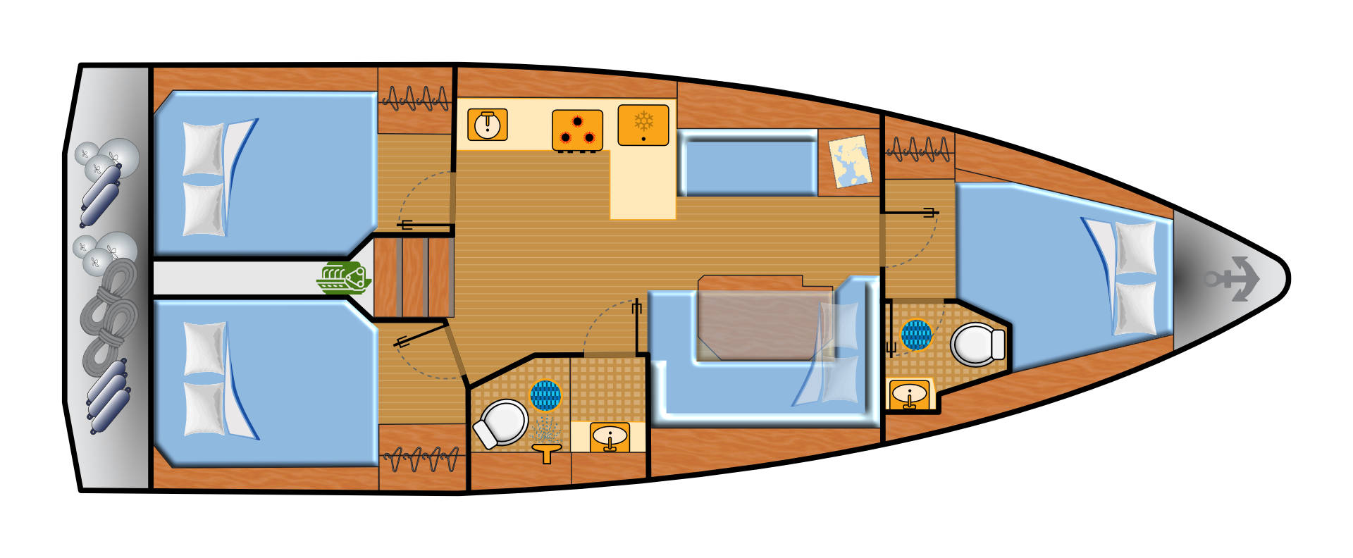 Bavaria Bavaria C38 charter bareboat or skippered in  Pula