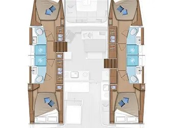Hire Catamaran Lagoon with a boat licence
