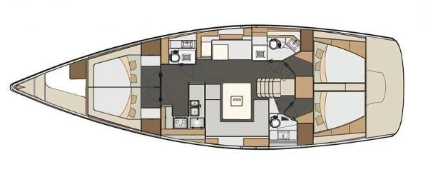 Elan Impression 50 charter bareboat or skippered in  Fethiye