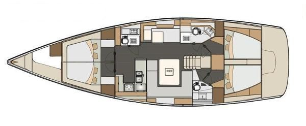 Elan Impression 50 charter bareboat or skippered in  Fethiye