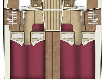 Hire Luxury Yacht Sas Vektor with a boat licence