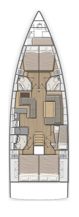 Yacht charter Sukošan - Bénéteau Oceanis 51.1 on SamBoat