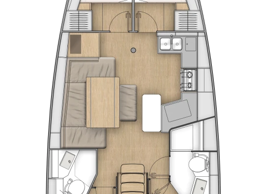 Hire Sailboat with or without skipper Bénéteau Fethiye