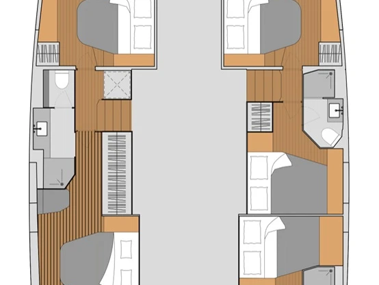 Hire Catamaran with or without skipper Fountaine Pajot Néa Péramos