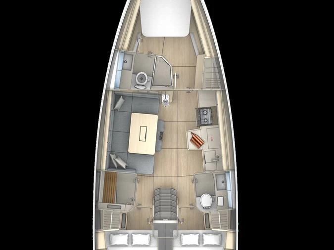 Dufour Dufour 430 charter bareboat or skippered in  Frenchtown