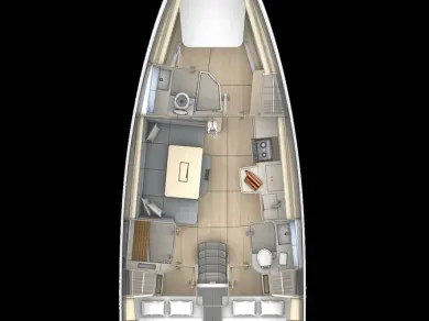 Dufour Dufour 430 charter bareboat or skippered in  Frenchtown