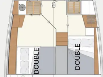 Sailboat hire in Gouvia - Hanse Moody 54 DS