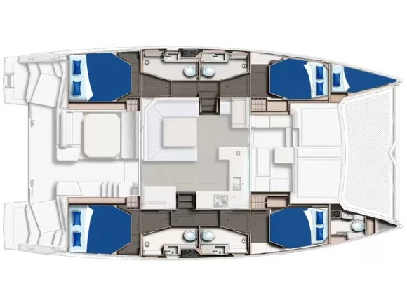 Yacht hire Road Town cheap Leopard 45