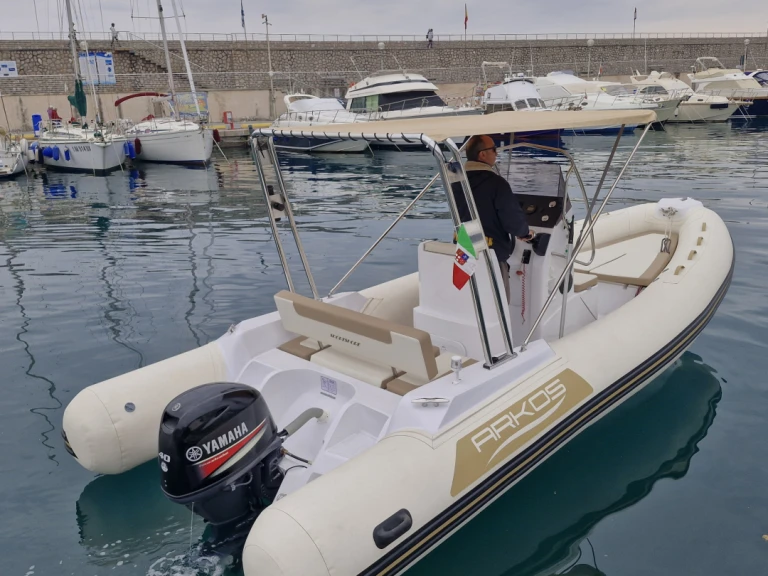 Arkos 21 charter bareboat or skippered in  Sanremo