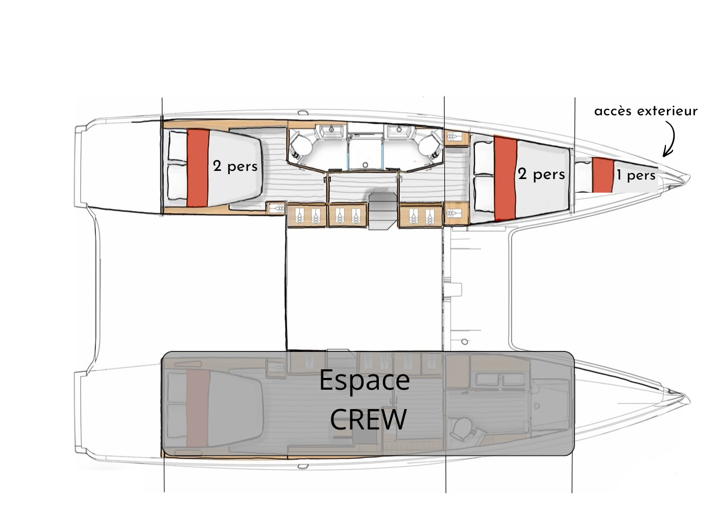 Excess Excess 13 charter bareboat or skippered in  Porto-Vecchio
