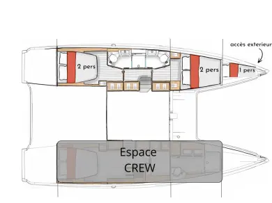 Excess Excess 13 charter bareboat or skippered in  Porto-Vecchio