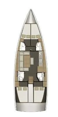 Dufour Dufour 460 Grand Large charter bareboat or skippered in  Biograd na Moru