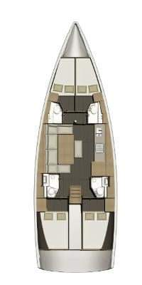 Dufour Dufour 460 Grand Large charter bareboat or skippered in  Biograd na Moru