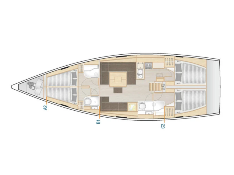 Hire a Hanse Hanse 458 Biograd na Moru