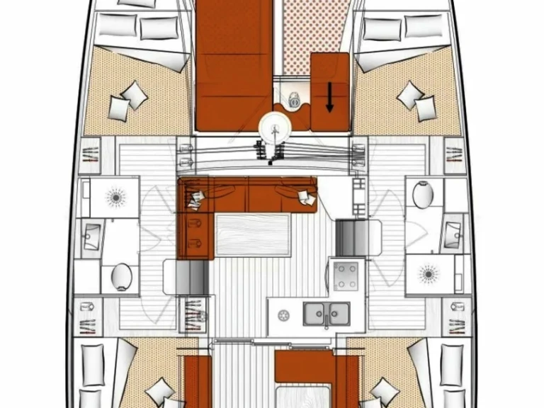 Catamaran hire in Lávrio - Excess Excess 11