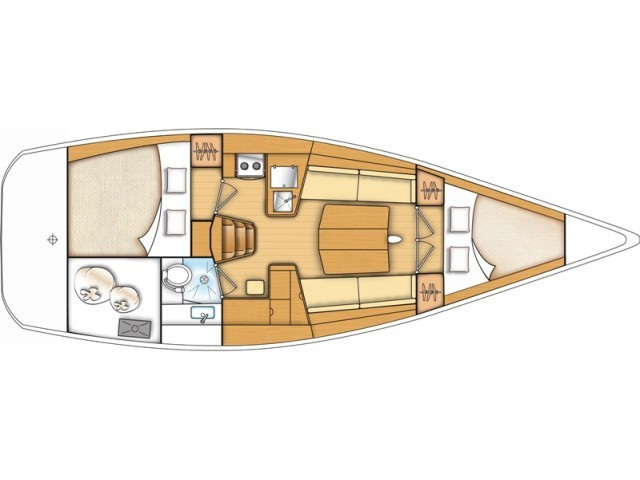 Yacht charter Jezera - Bénéteau First 35 on SamBoat