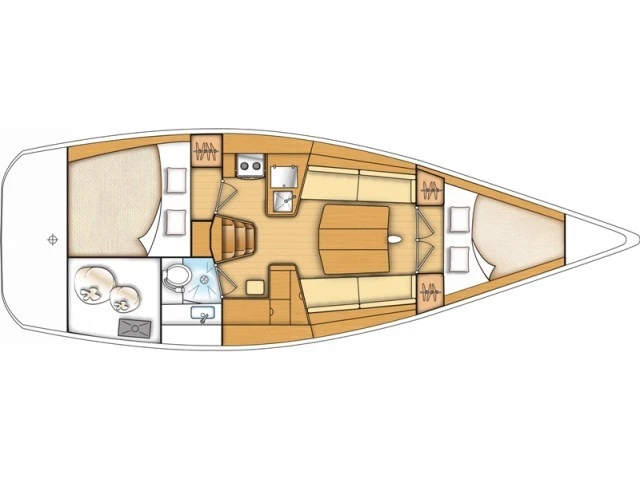 Sailboat hire in Jezera - Bénéteau First 35