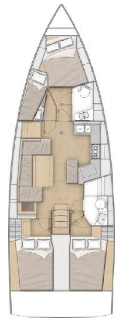 Yacht hire Alimos cheap Oceanis 40.1