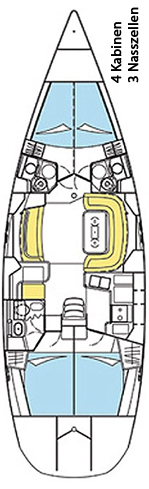 Hire Sailboat Jeanneau with a boat licence