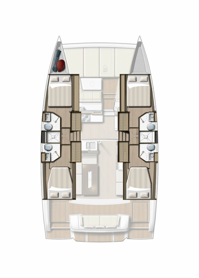 Catamaran hire in Préveza - Bali Bali 4.2