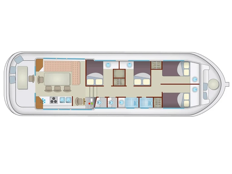 Canal boat hire in Nieuw-Loosdrecht - Pénichette Pénichette 1500 R