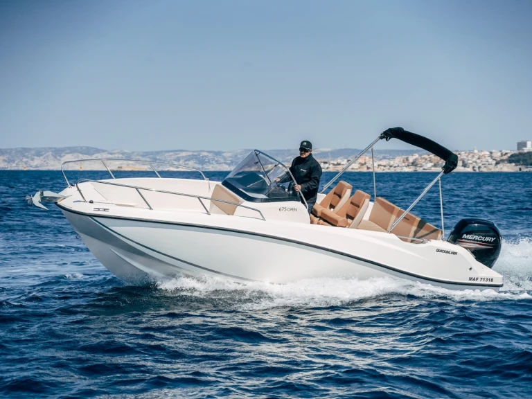 Quicksilver Activ 675 Open charter bareboat or skippered in  Marseille