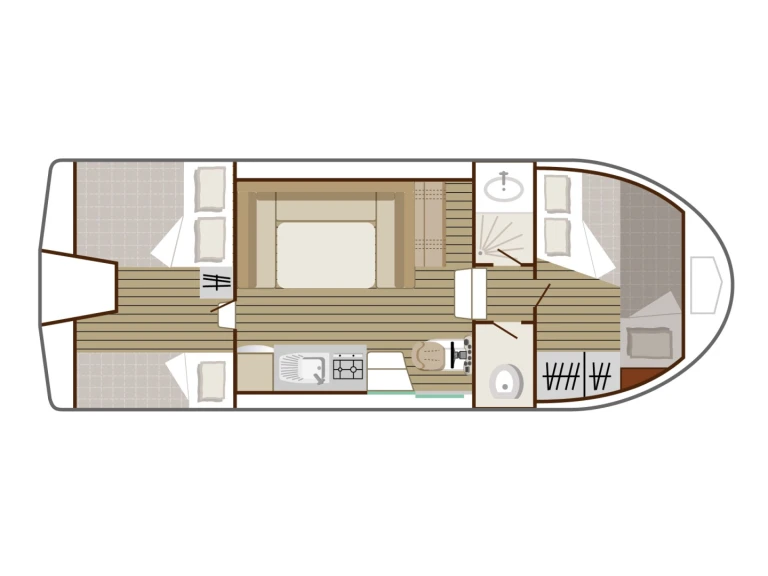Hire Motorboat with or without skipper Nicols Yacht Sireuil
