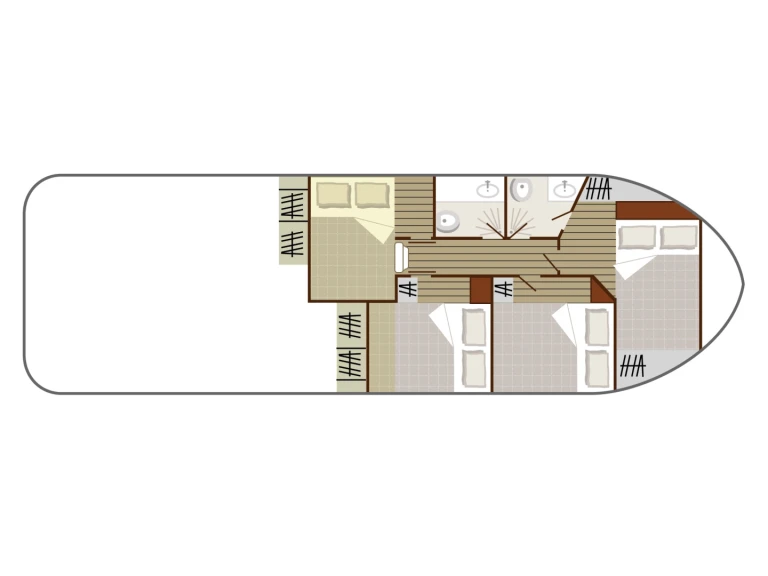 Nicols Yacht Nicols Sedan 1160 charter bareboat or skippered in  Sermoise-sur-Loire