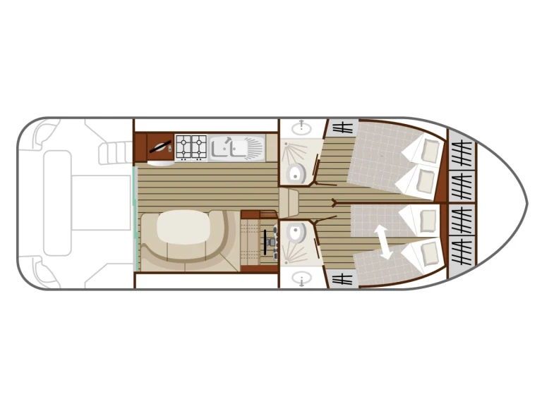 Yacht charter Grez-Neuville - Nicols Yacht Nicols Estivale Quattro B on SamBoat