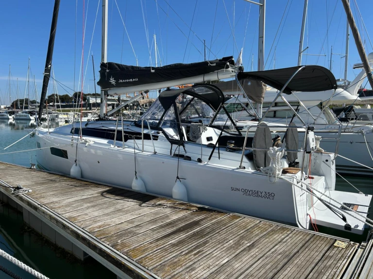 Jeanneau Sun Odyssey 350 charter bareboat or skippered in  La Rochelle