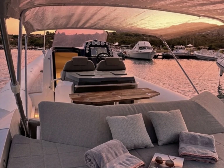 Sacs-Marine Strider 11 charter bareboat or skippered in  Porto Rotondo