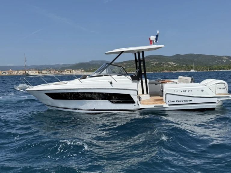 Jeanneau Cap Camarat 9.0 WA charter bareboat or skippered in  Port Grimaud