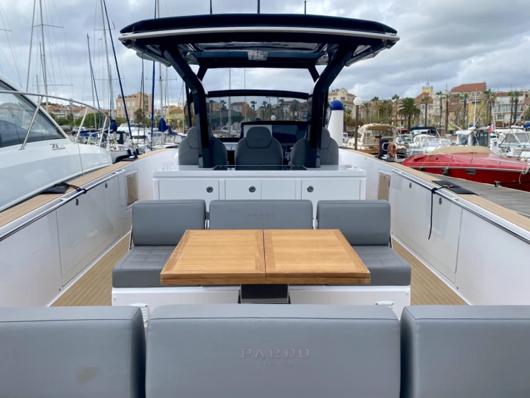 Pardo Yachts Pardo 38 charter bareboat or skippered in  Cogolin