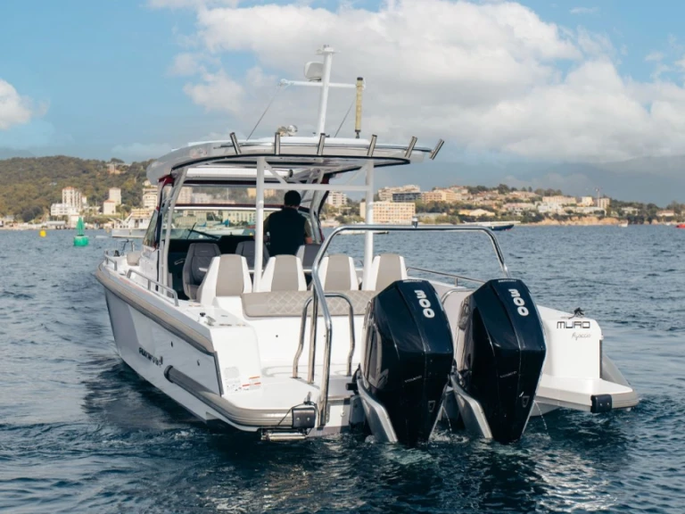 Axopar Axopar 37 charter bareboat or skippered in  Ajaccio