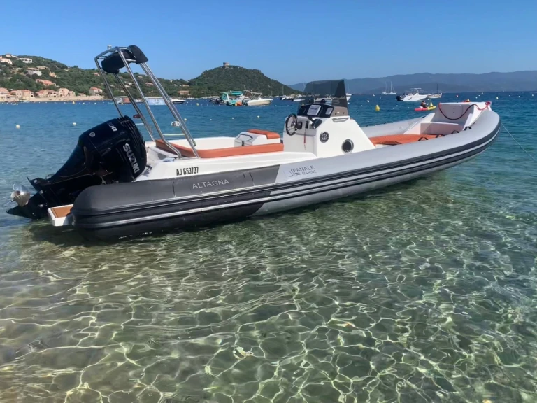 Quicksilver Activ 605 Open charter bareboat or skippered in  Campomoro