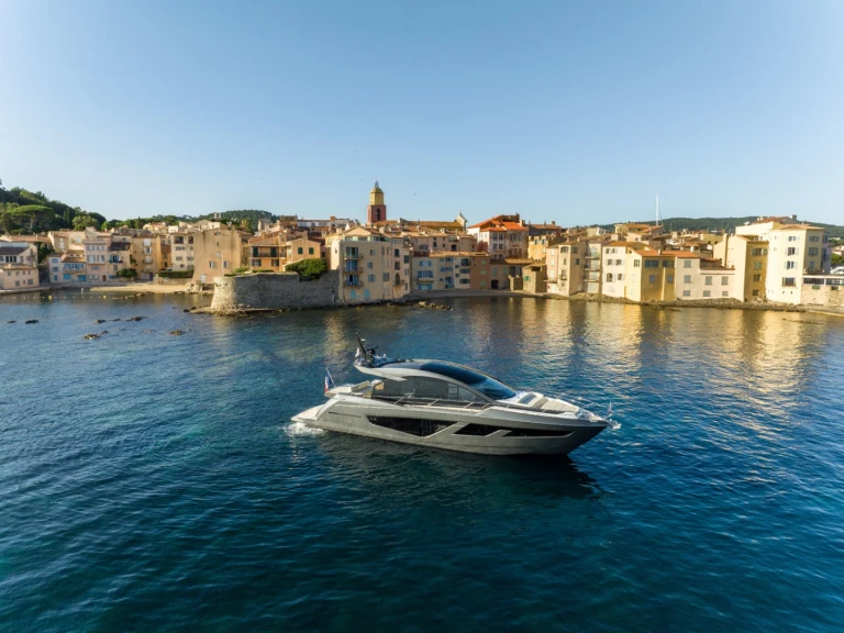 Sunseeker PREDATOR 65 charter bareboat or skippered in  Saint-Tropez